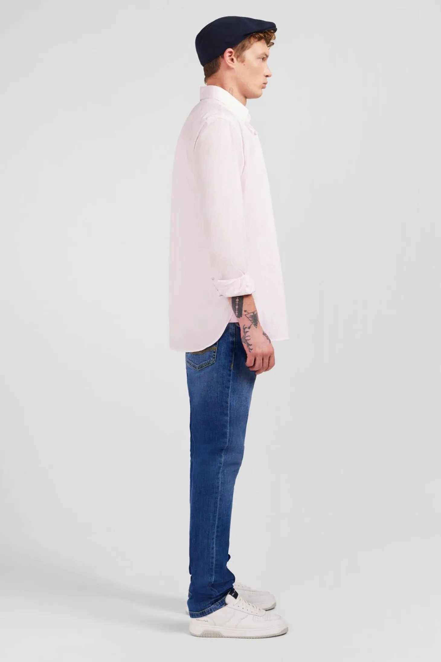 Chemise Rose A Rayures