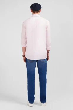 Chemise Rose A Rayures