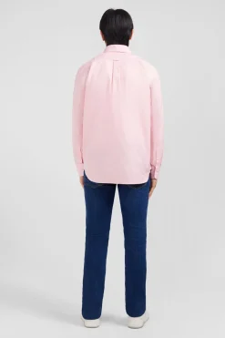 Chemise Rose Unie En Coton