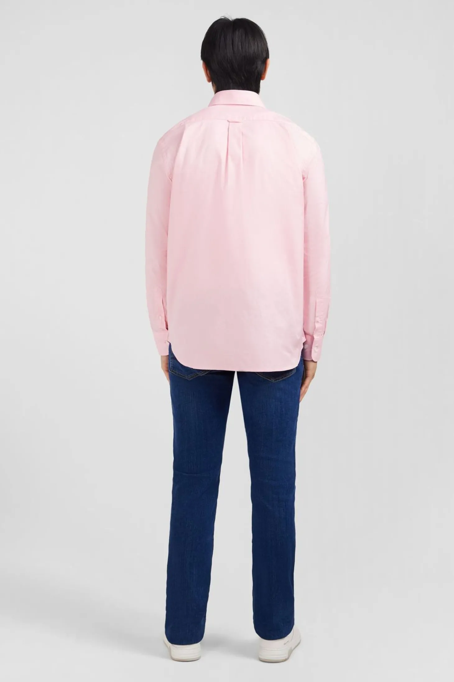 Chemise Rose Unie En Coton