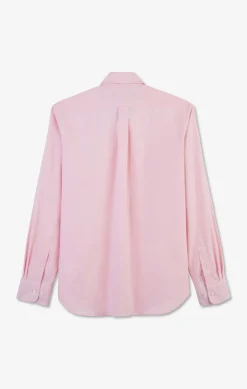 Chemise Rose Unie En Coton