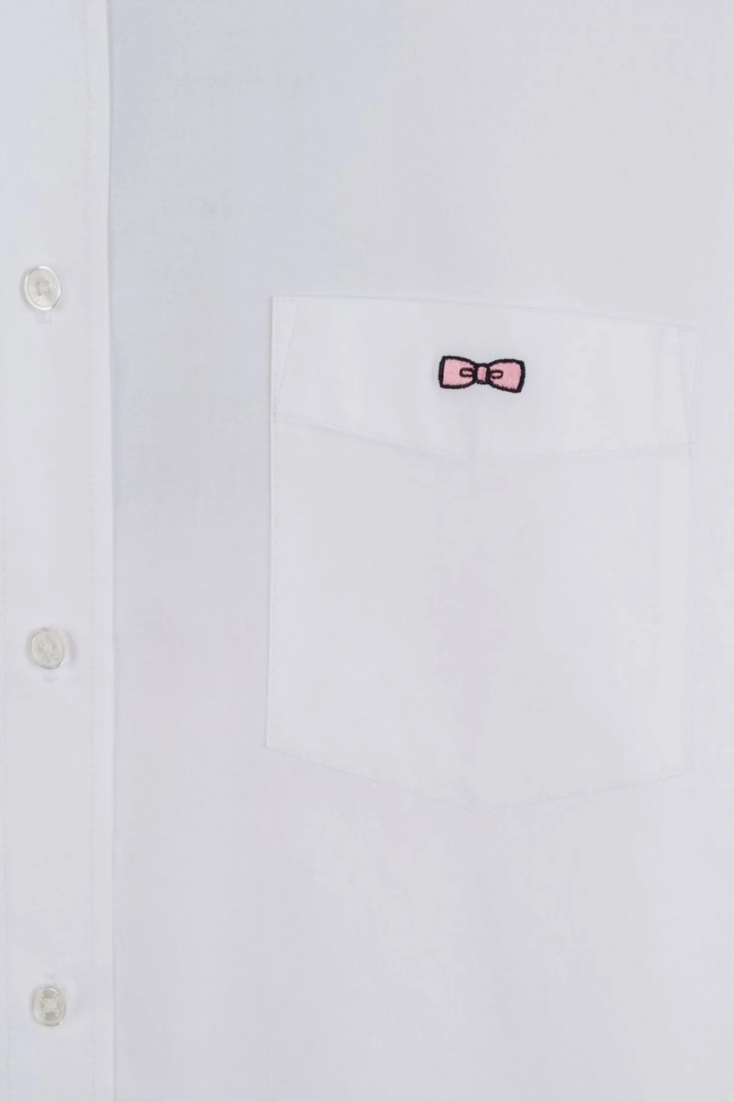 Chemisette Blanche A Details Noeuds Papillon