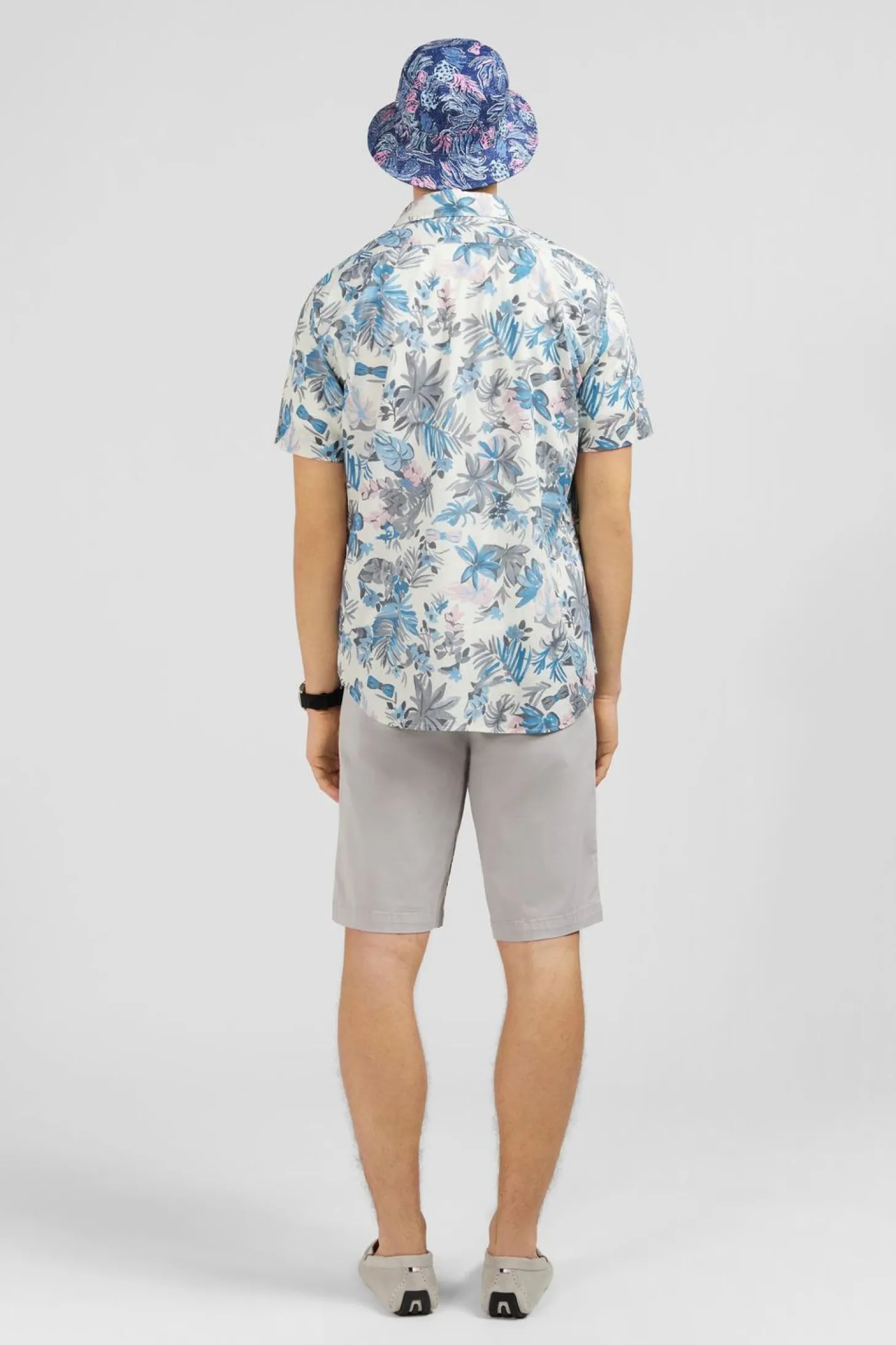 Chemisette Blanche Imprime Exclusif Feuilles