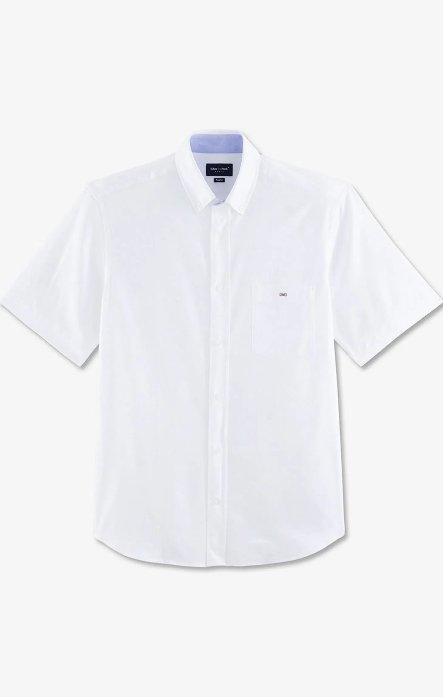 Chemisette Blanche Unie En Coton
