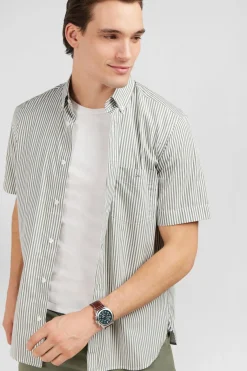 Chemisette Kaki A Rayures