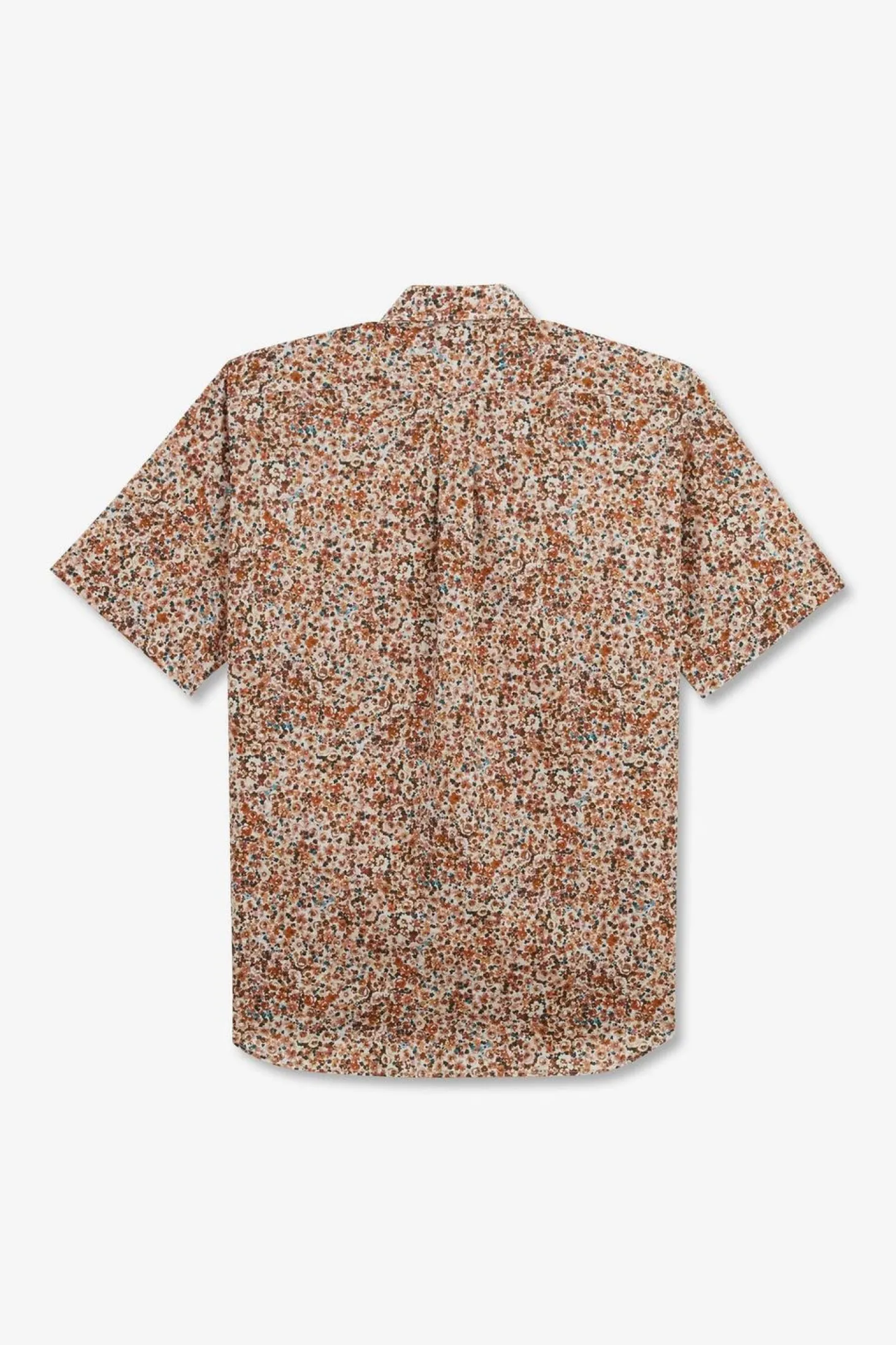 Chemisette Marron Imprimee Fleurs