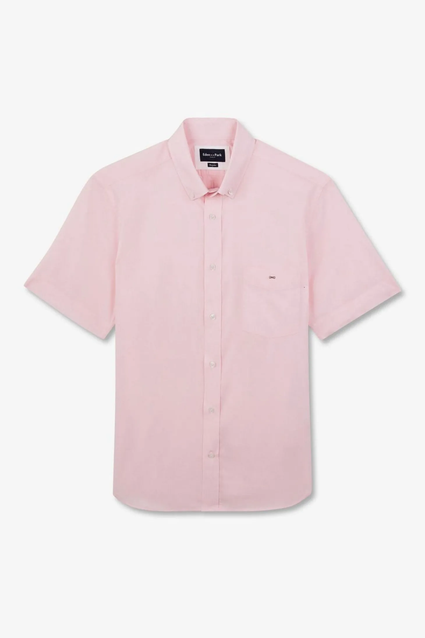 Chemisette Rose En Coton Dobby