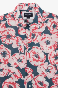 Chemisette Rose Imprime Exclusif Fleurs