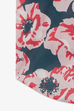 Chemisette Rose Imprime Exclusif Fleurs