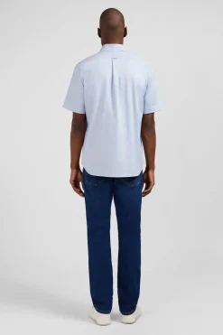 Chemisette Unie Bleu Clair