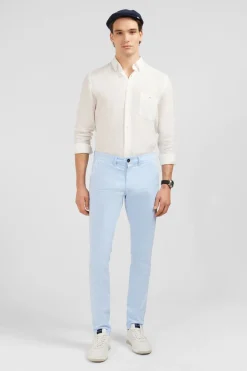Chemise Unie Blanche En Lin
