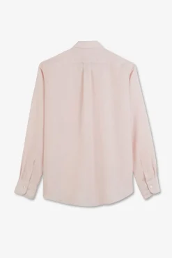 Chemise Unie Rose En Lin
