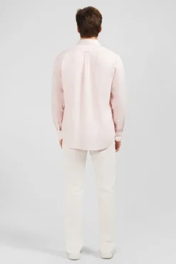 Chemise Unie Rose En Lin