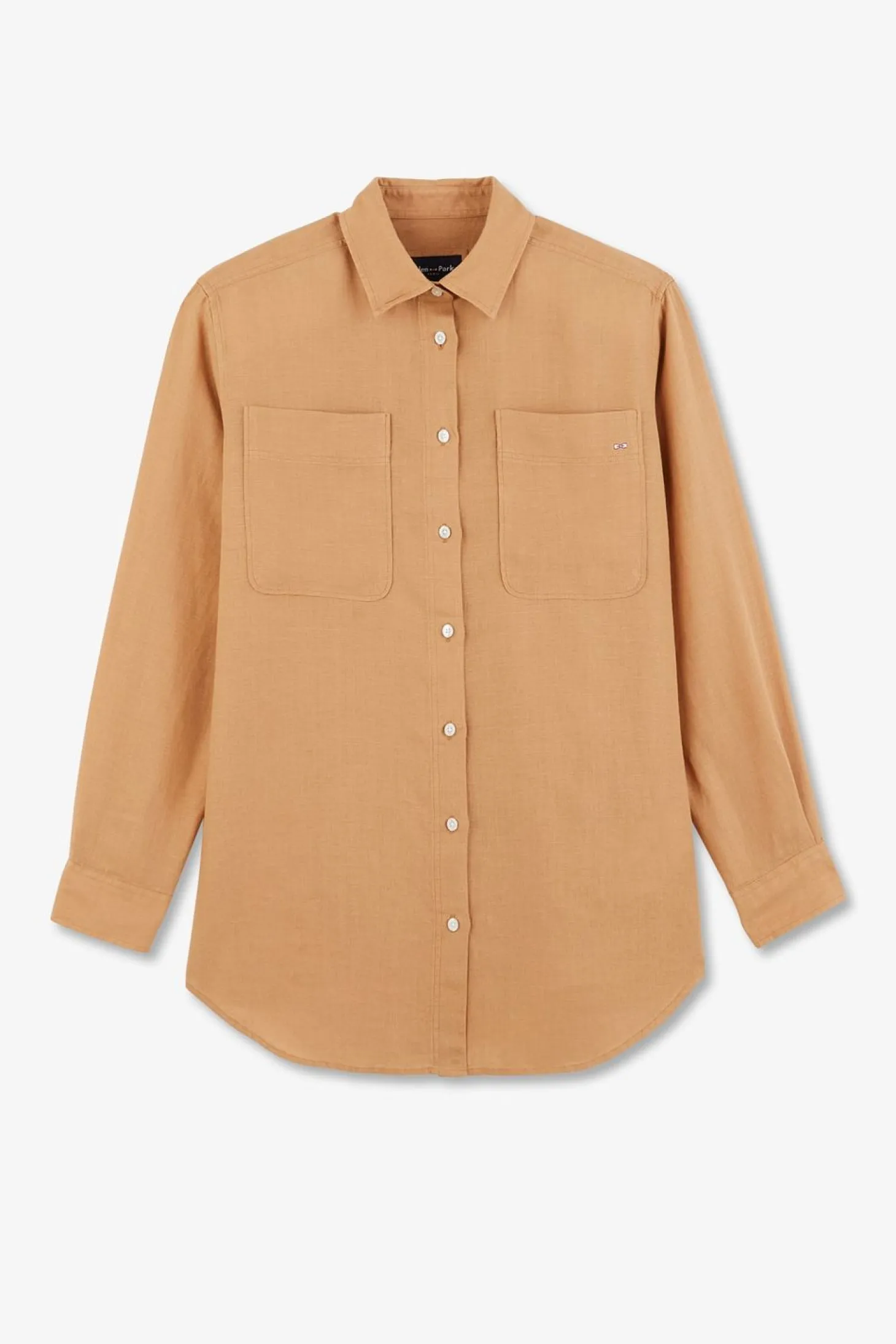 Chemisier Beige Uni