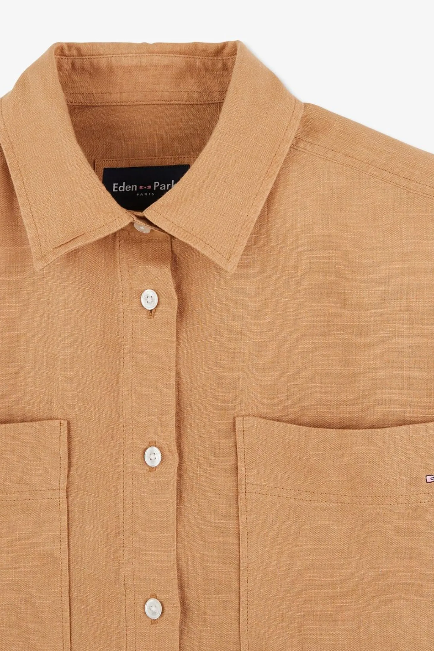 Chemisier Beige Uni