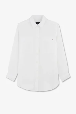 Chemisier Blanc Uni