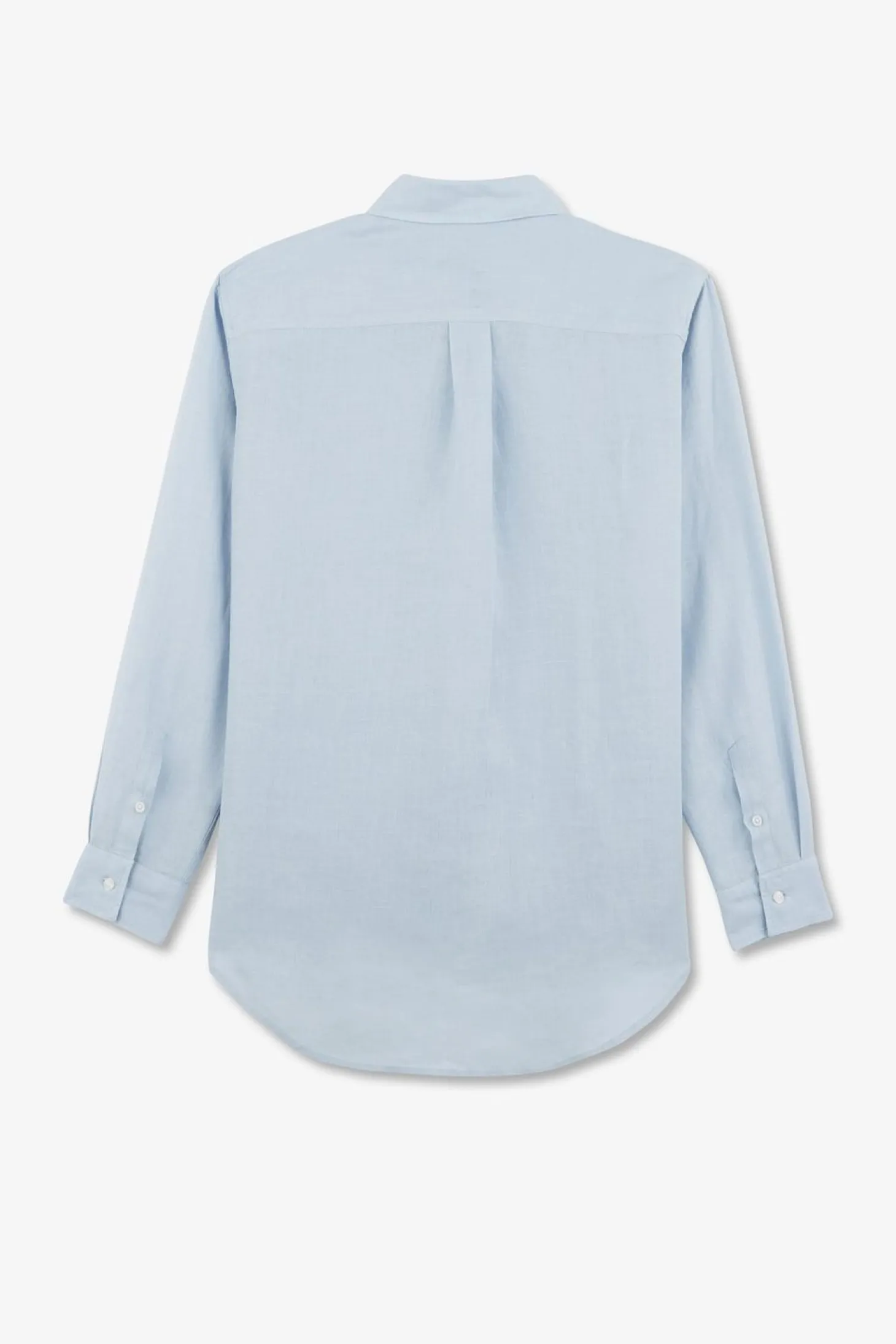 Chemisier Bleu Clair Uni