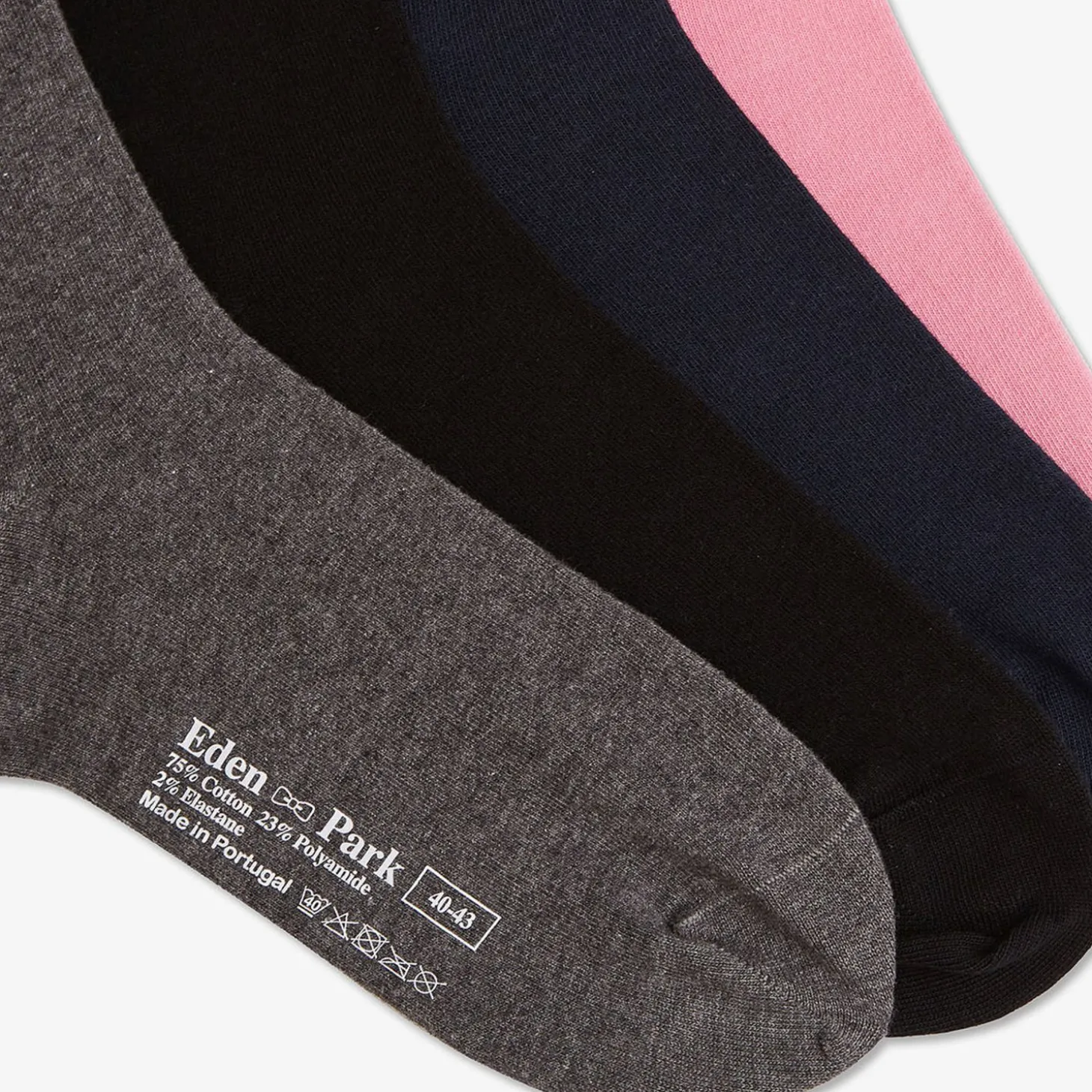 Coffret De Quatre Paires De Chaussettes Unies