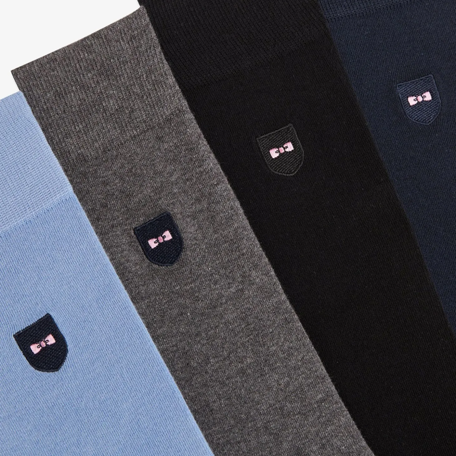 Coffret De Quatre Paires De Chaussettes Unies