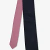 Cravate Colorblock Rose