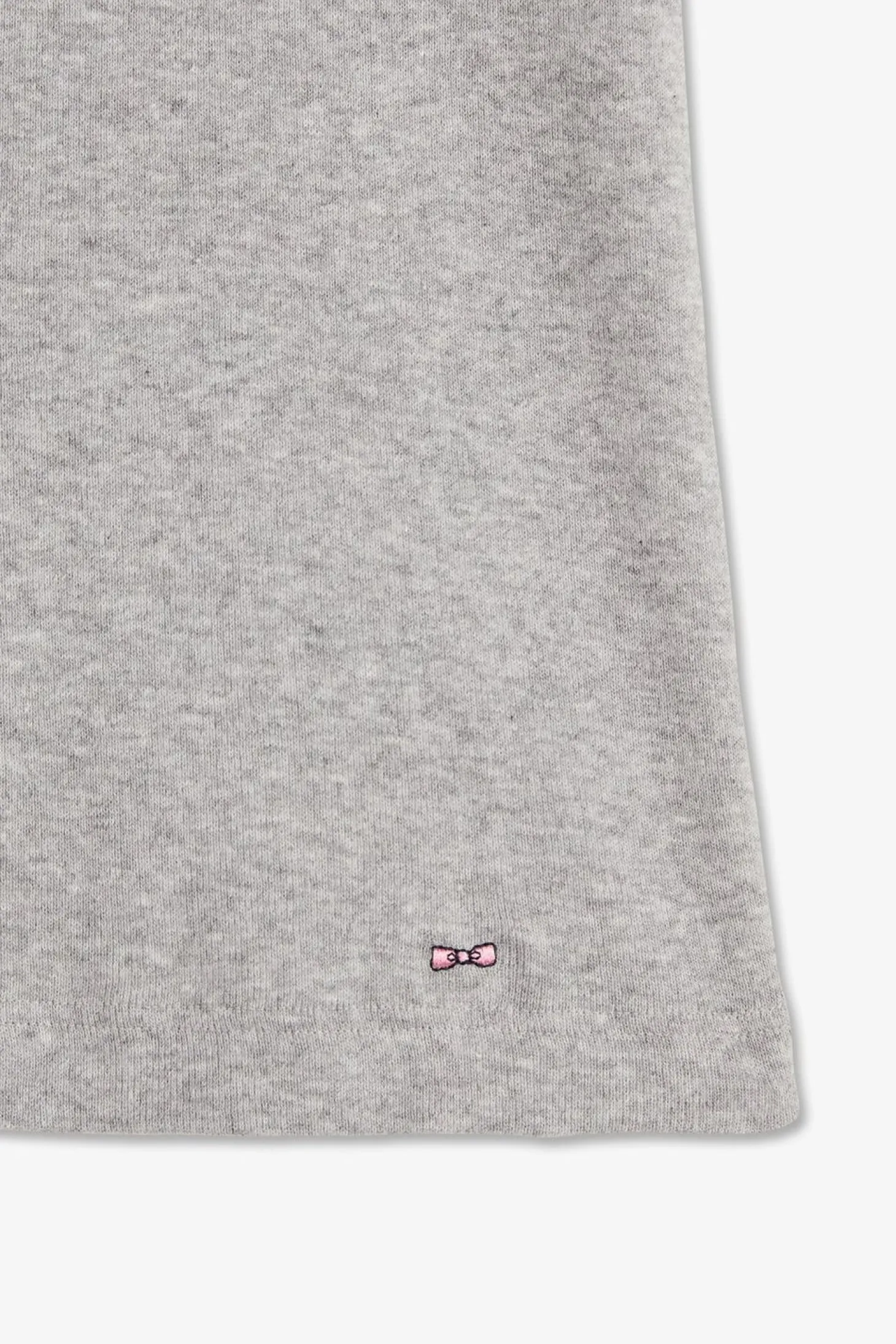 Debardeur Uni En Coton Stretch Gris