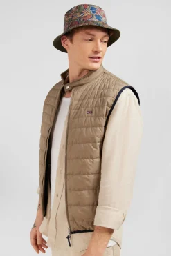 Doudoune Beige Sans Manches