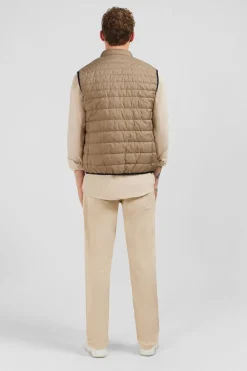 Doudoune Beige Sans Manches