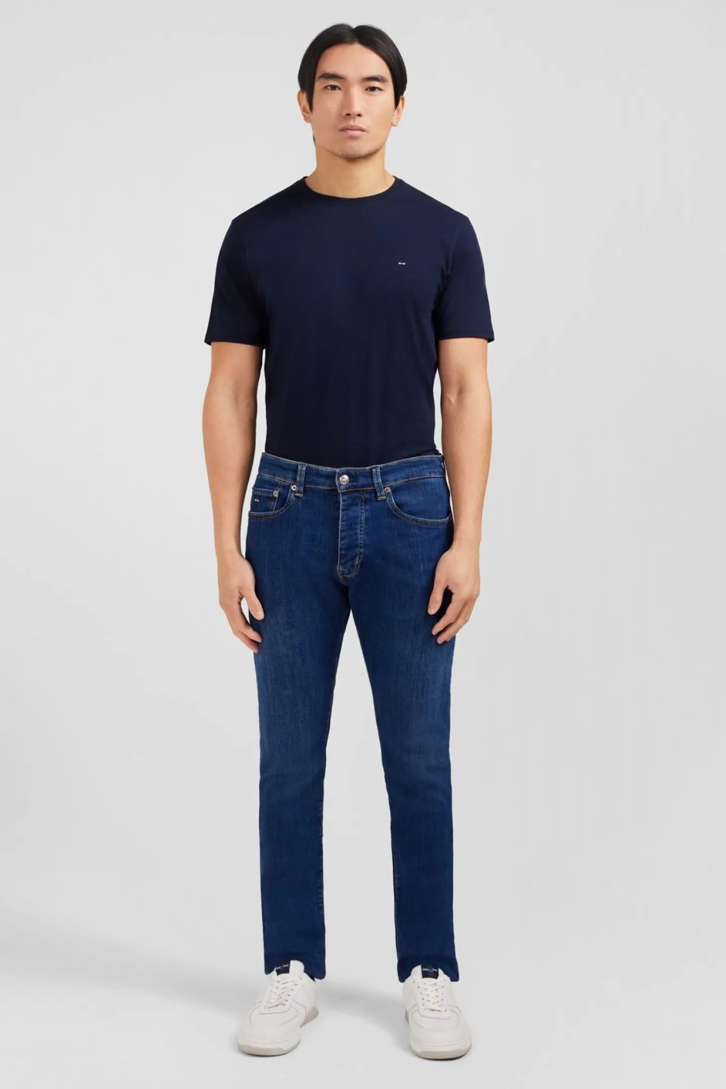 Jean Bleu En Coton Stretch