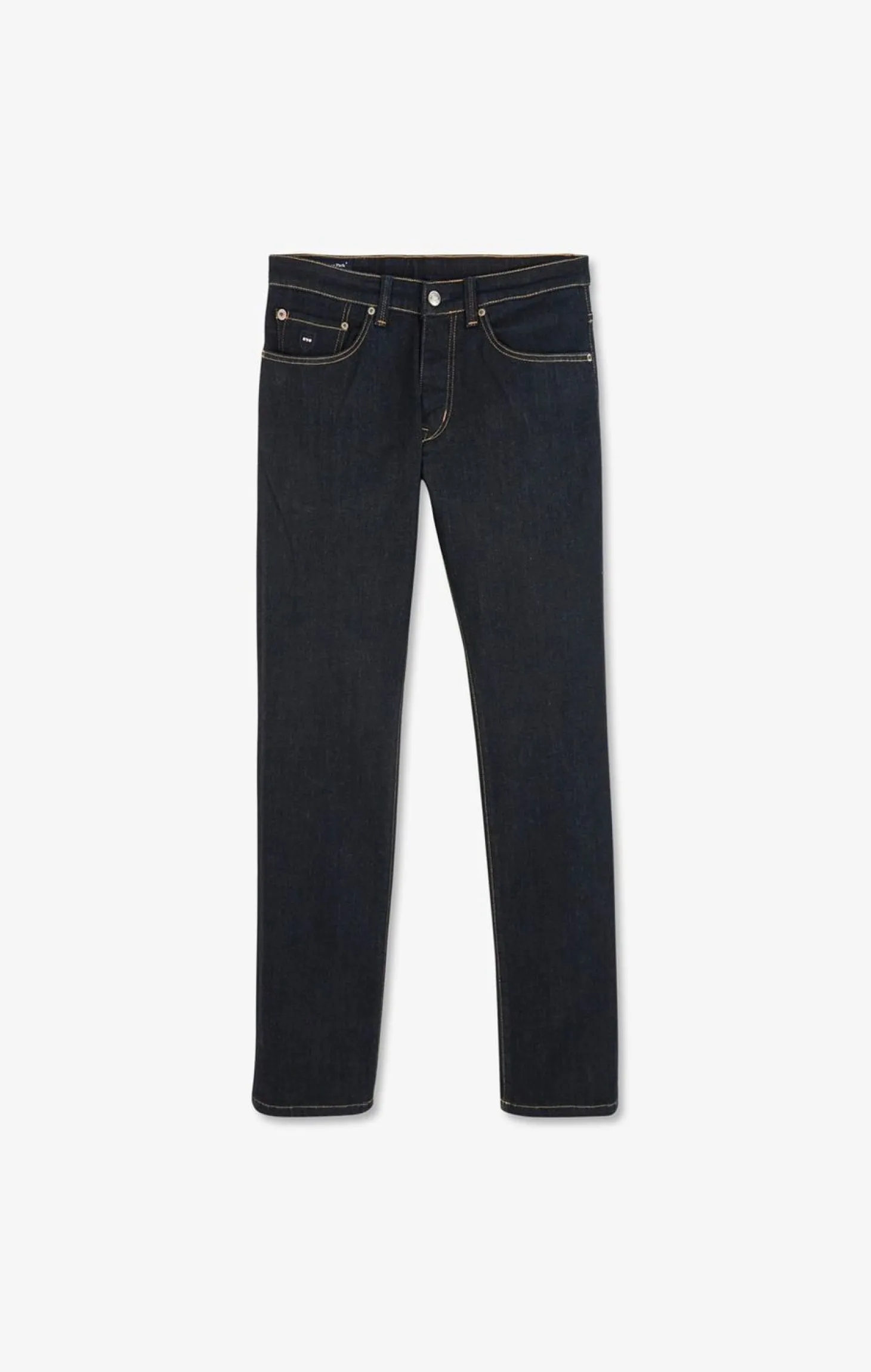 Jean Bleu Marine En Coton Extensible