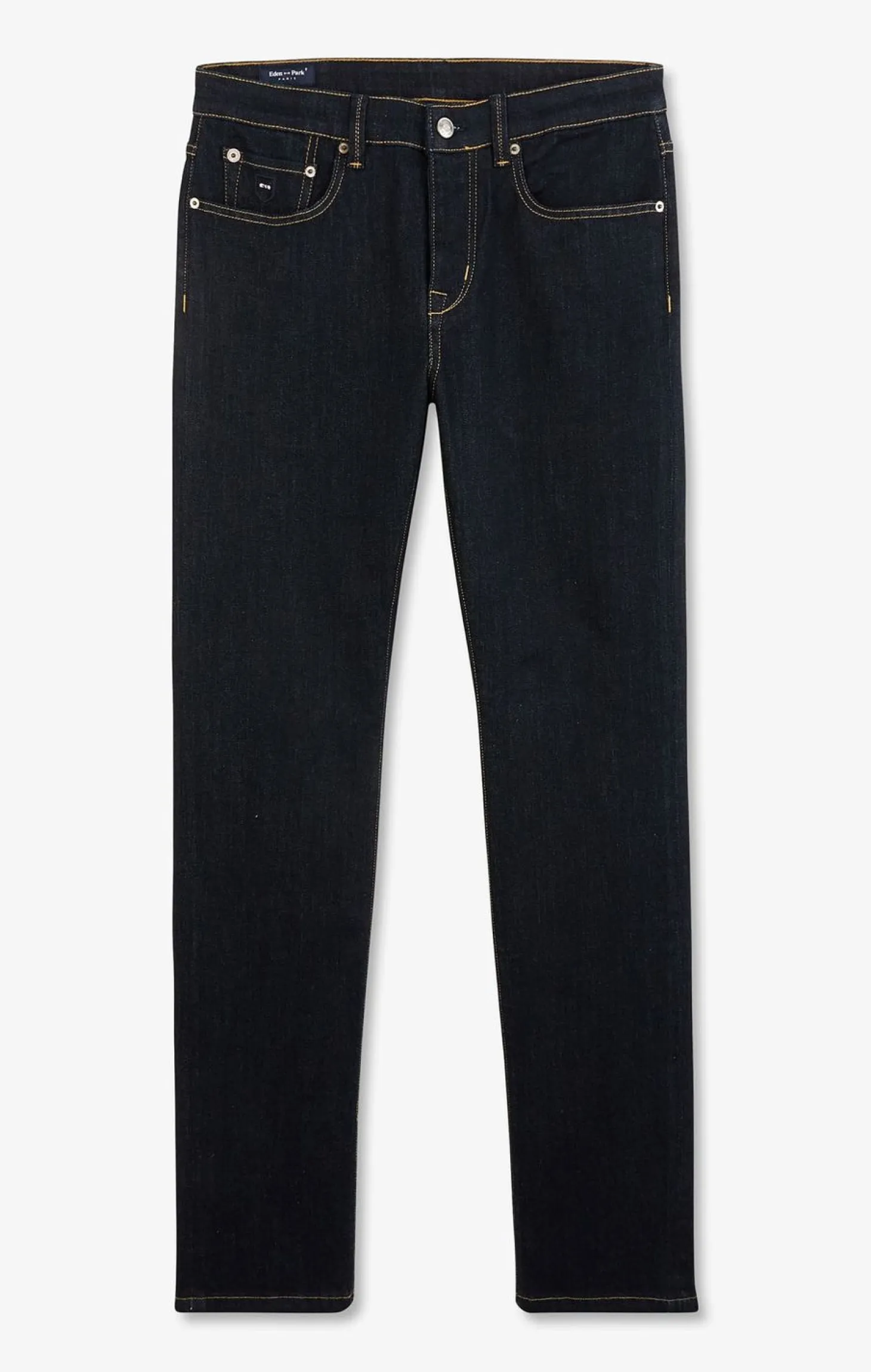 Jean Bleu Marine En Coton Extensible