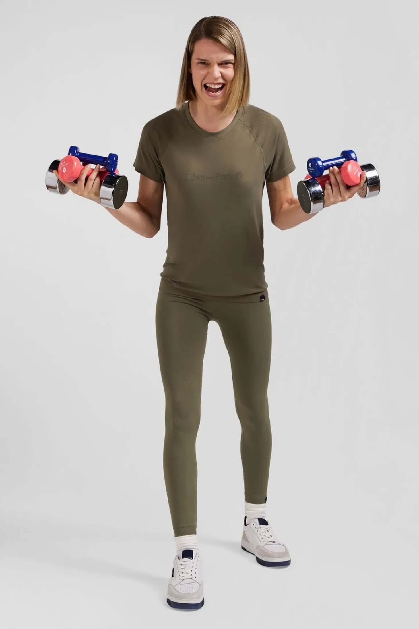 Jogging De Sport Stretch Kaki