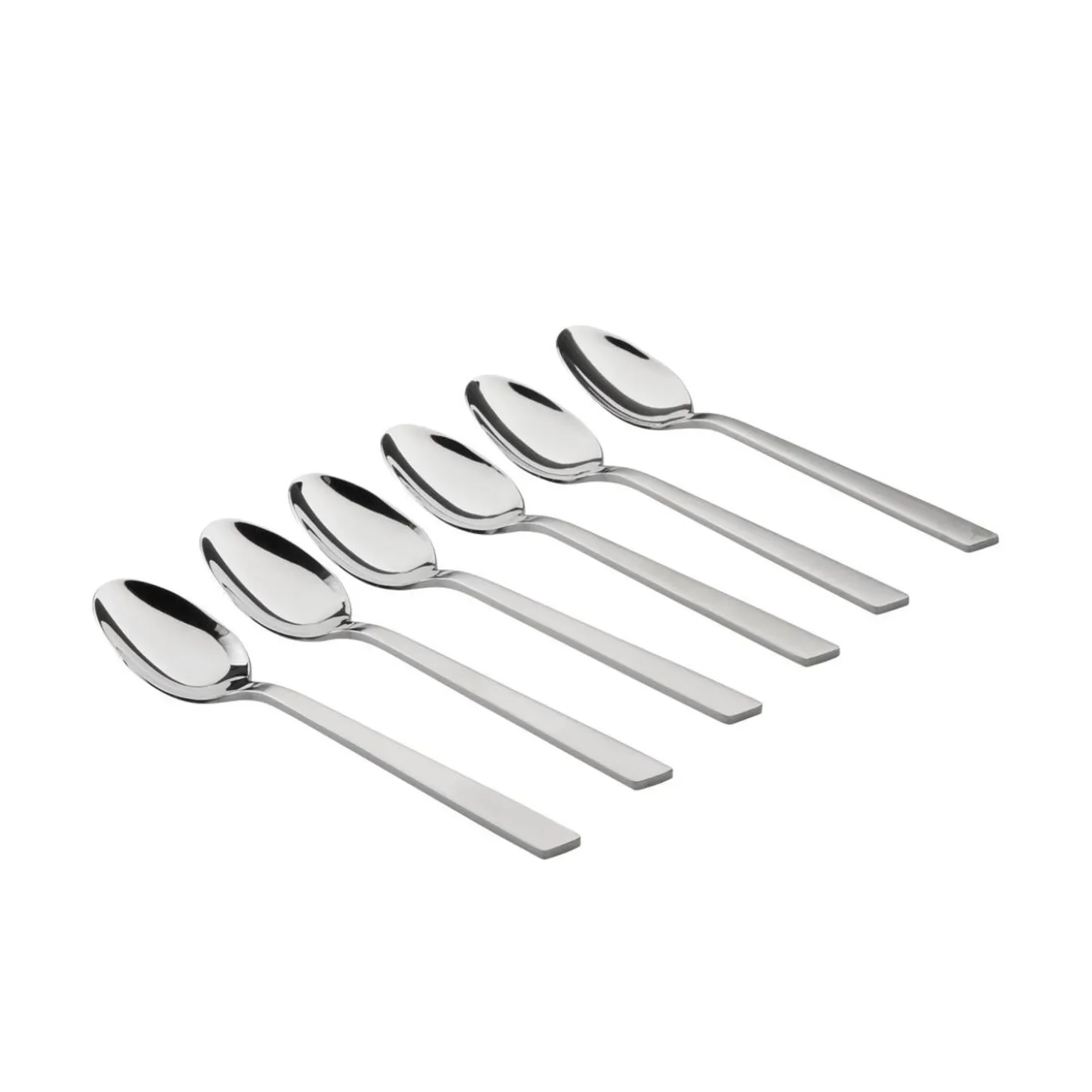Lot De 6 Cuilleres De Table En Inox