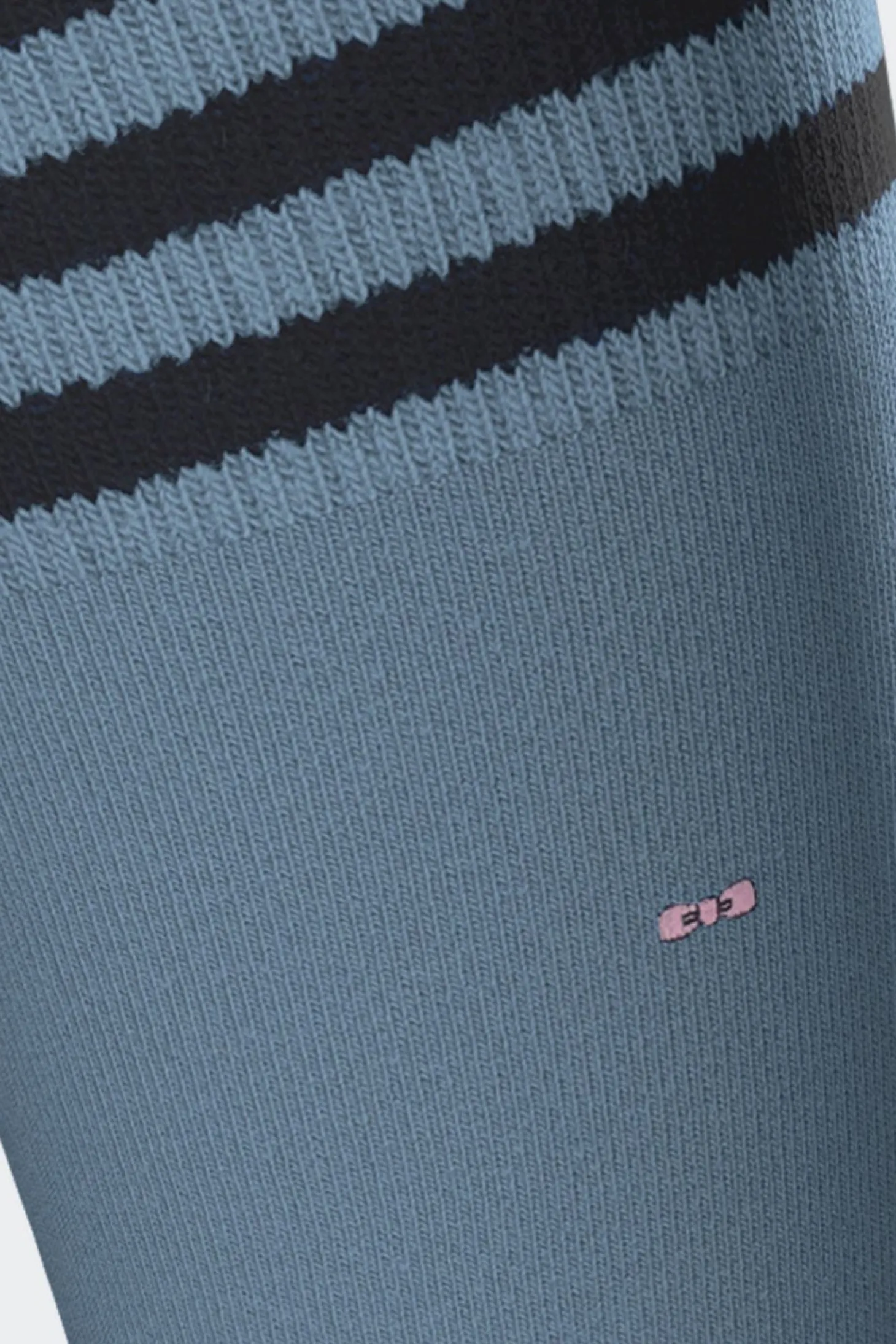 Lot De 3 Paires De Chaussettes A Bords Rayes En Coton Stretch