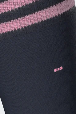 Lot De 3 Paires De Chaussettes A Bords Rayes En Coton Stretch