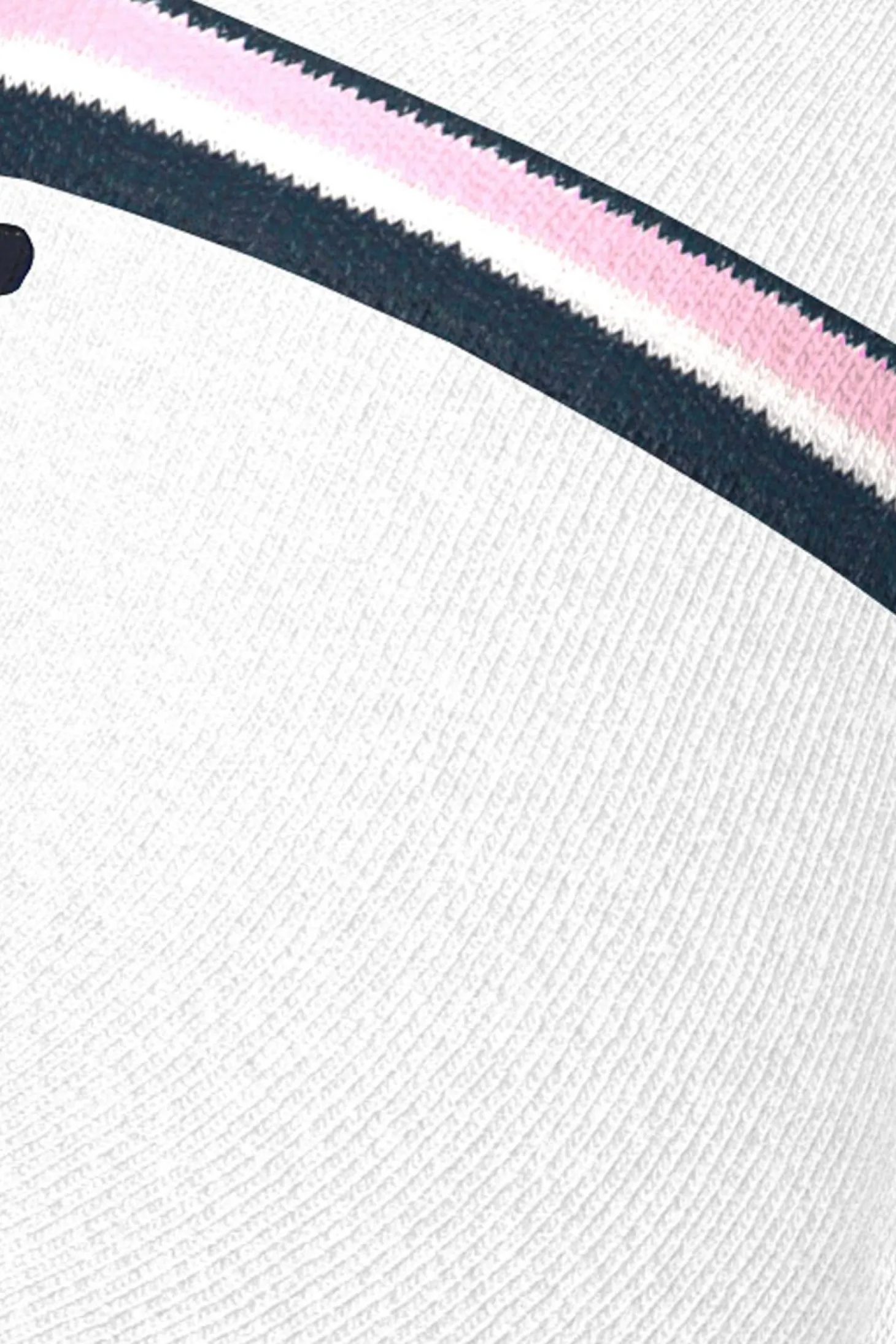 Lot De 2 Paires De Chaussettes Basses A Details Tricolores En Coton Stretch