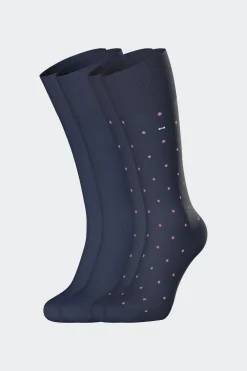 Lot De 2 Paires De Chaussettes Marine En Coton Stretch