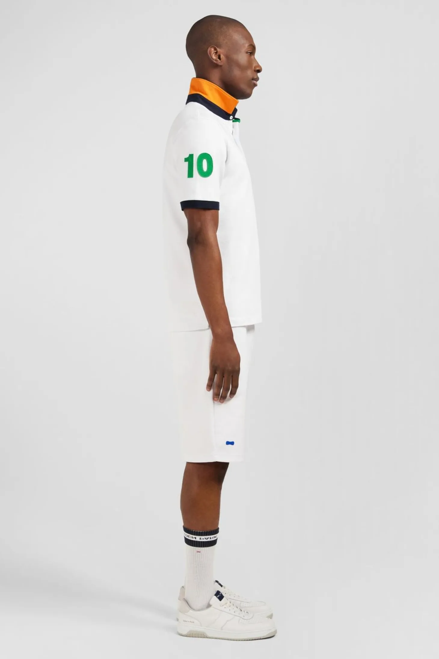 Maillot Blanc A Manches Courtes