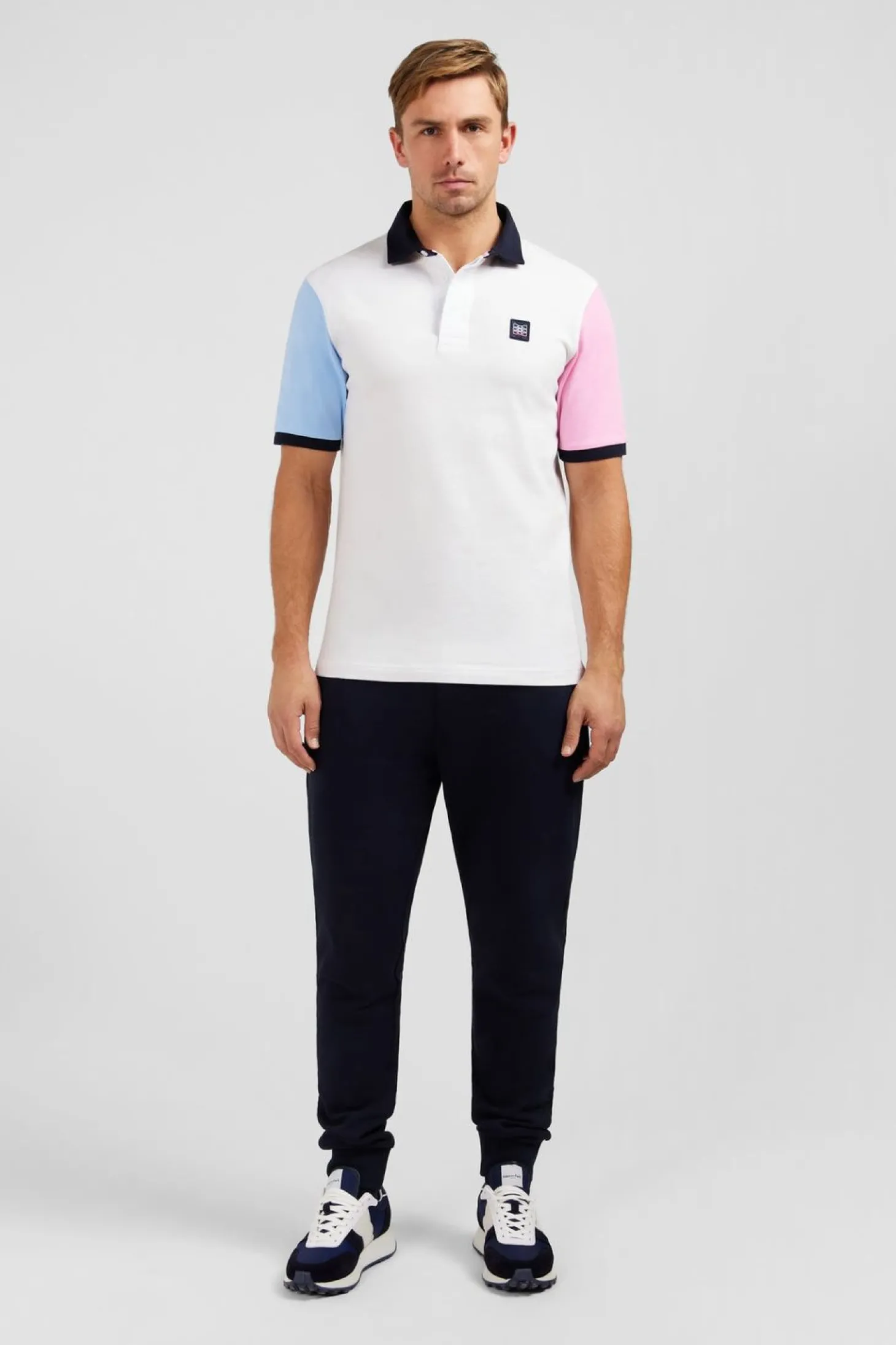 Maillot Blanc Colorblock