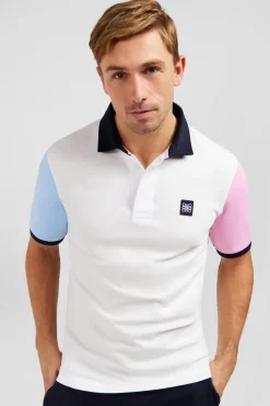Maillot Blanc Colorblock