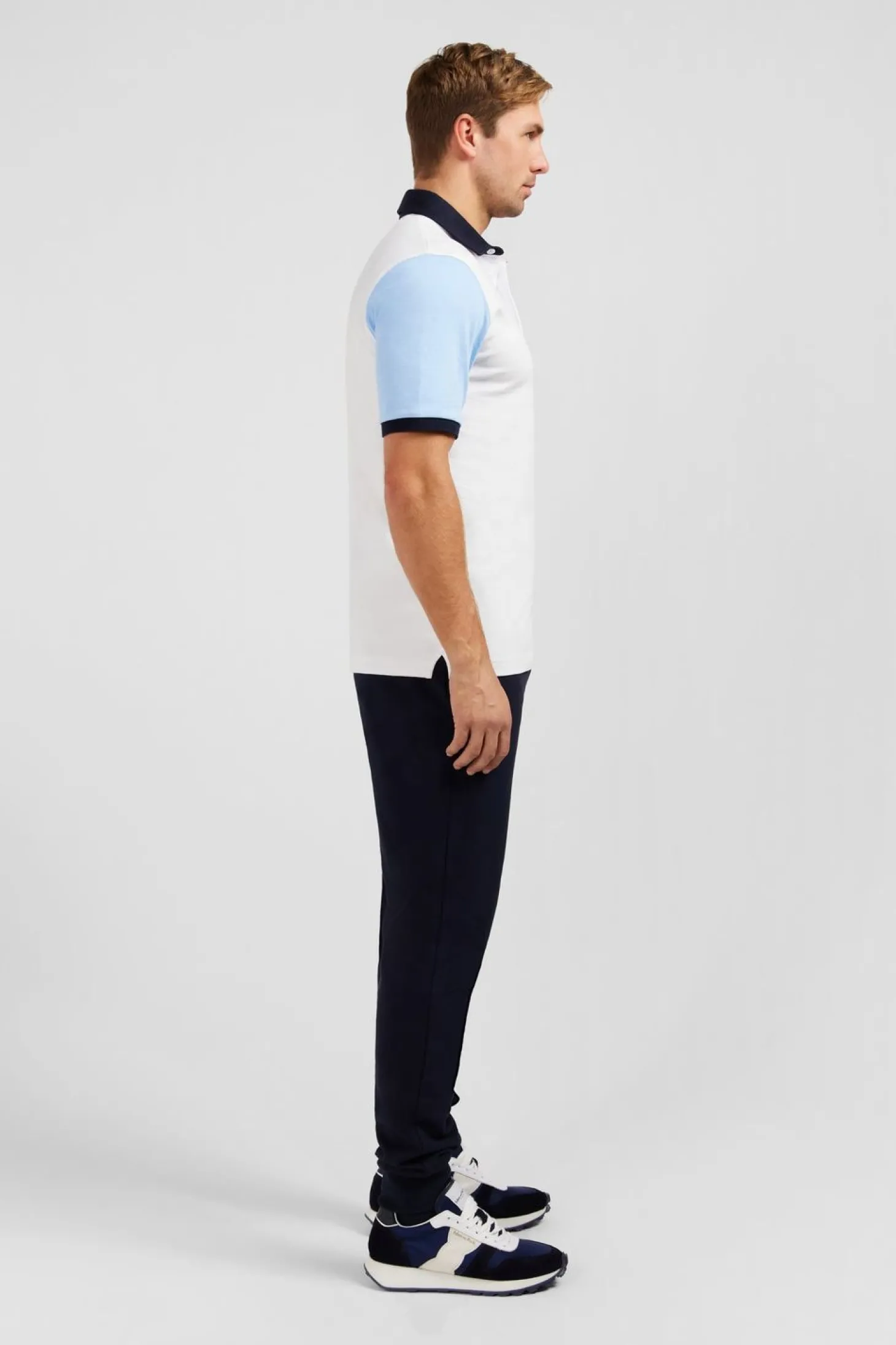 Maillot Blanc Colorblock