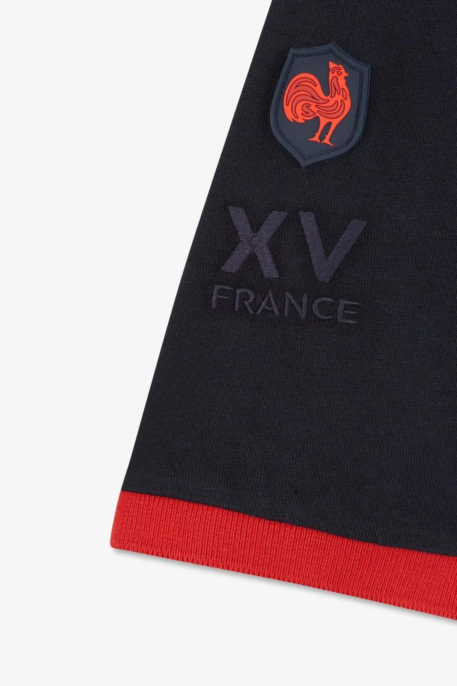Maillot Bleu Fonce Colorblock A Broderie N°10 Au Dos