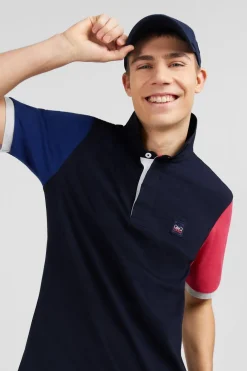 Maillot Bleu Marine Colorblock