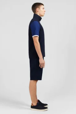 Maillot Bleu Marine Colorblock