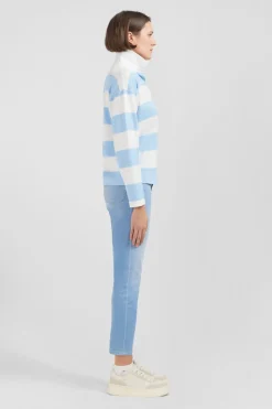 Maillot Cercle Ciel En Coton Pima Coupe Relaxed