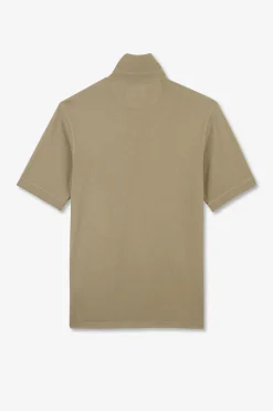 Maillot Uni Beige En Jersey