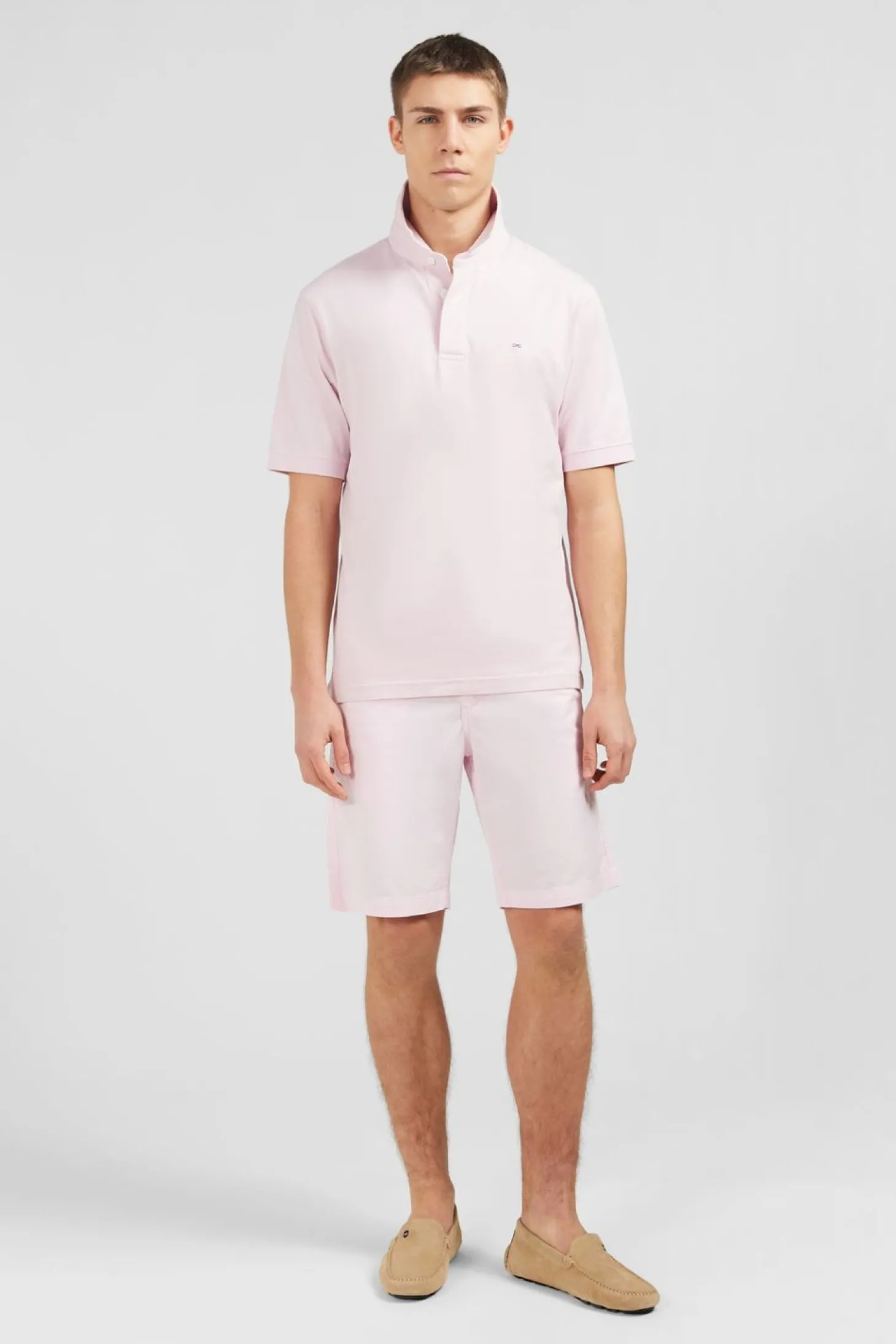 Maillot Uni Rose Clair En Jersey