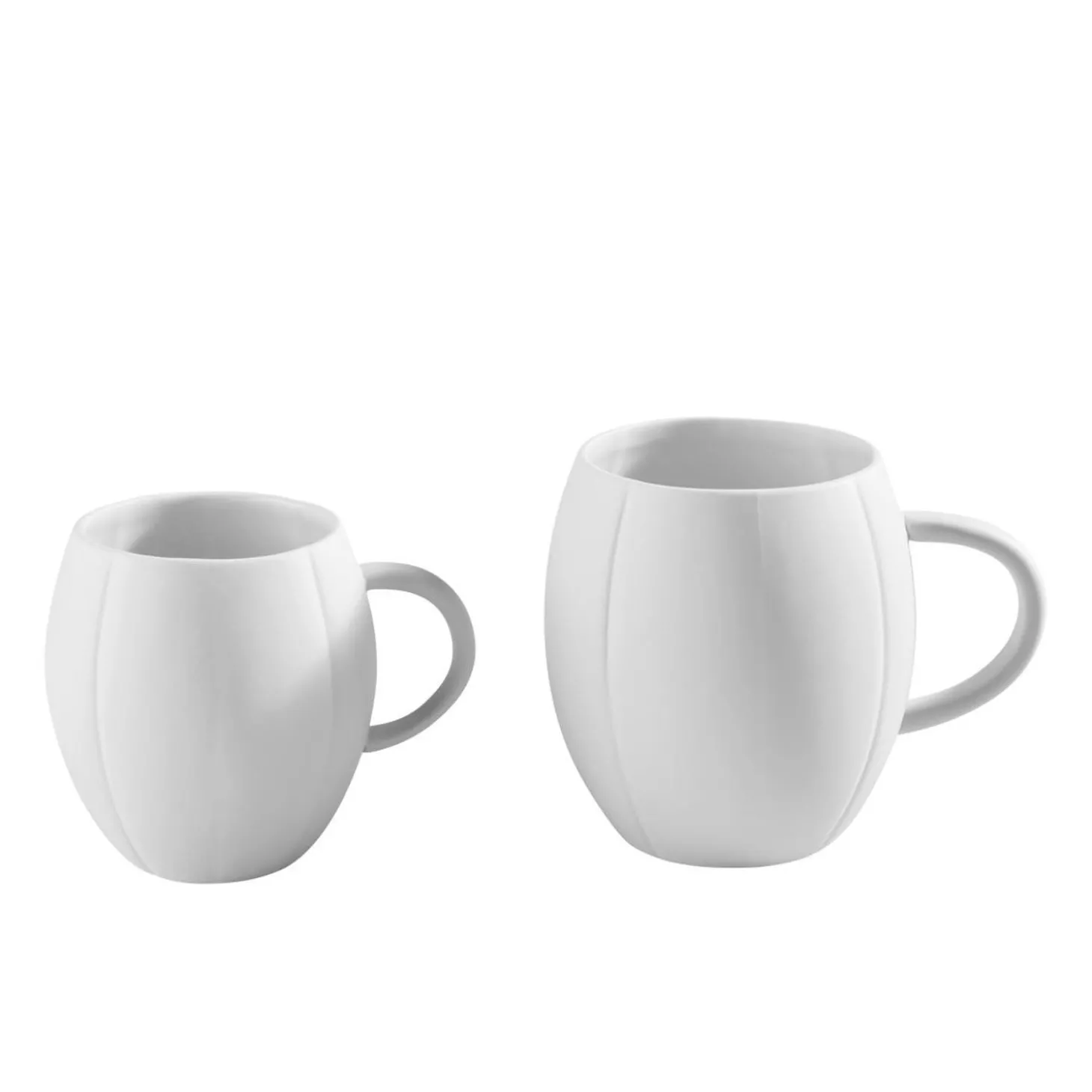 Mug Blanc En Porcelaine De Limoges - Grand Modele