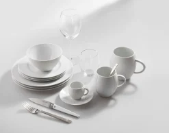 Mug Blanc En Porcelaine De Limoges - Grand Modele