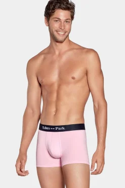 Pack De 2 Boxers Uni Rose Et Bleu Marine