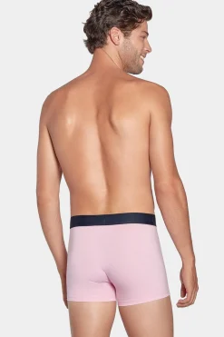 Pack De 2 Boxers Uni Rose Et Bleu Marine